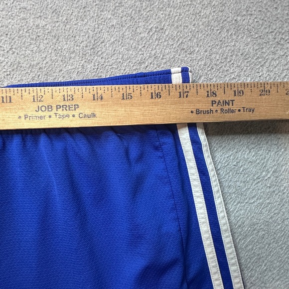 Adidas Shorts Mens XL Blue Climalite Soccer Athletic Z21561 3-Stripe Training - Picture 6 of 10